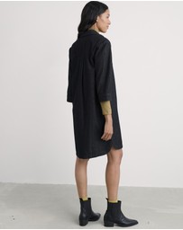 Seasalt - Seasalt Cornwall Navy Guidebook Denim Shirt Dress