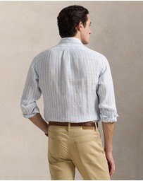 Polo Ralph Lauren - Custom Fit Striped Linen Shirt