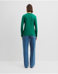 Country Road - Australian Good Earth Cotton Textured Slub T-shirt