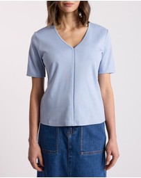 David Lawrence - Jolyn Mercerised Cotton Tee