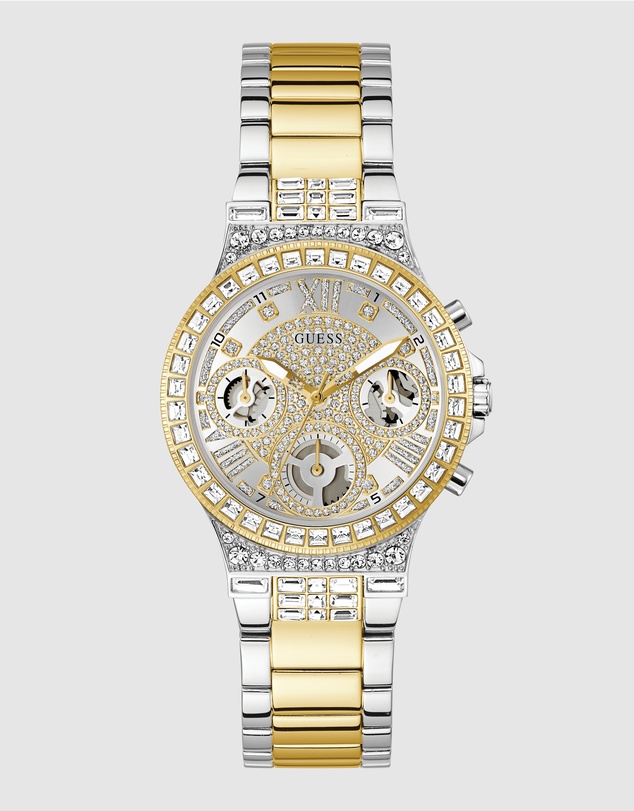 GUESS - Guess Moonlight Ladies 2-Tone Multi-function Watch