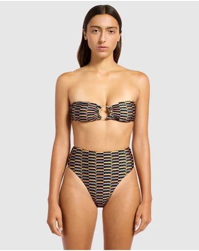 JETS - Urban Geo Bandeau Bikini Top