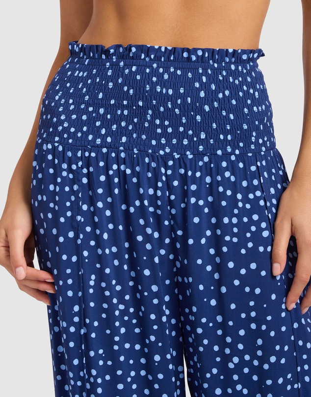 Seafolly - Dolce Dot Shirred Waist Pant