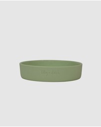 Lilly + Dash - Cat Eat and Drink Set – 2 Bowls + Lick Insert + Slate Placemat