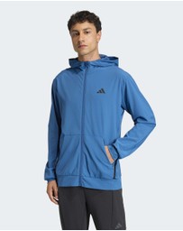 adidas Performance - D4T WORKOUT FULL-ZIP HOODIE Mens