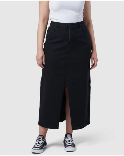 Sunday In The City - Hype Denim Maxi Skirt