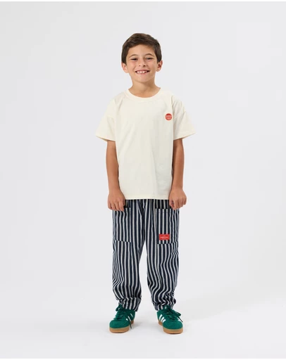 Goldie + Ace - Railroad Stripe Kit Pocket Pants - Babies-Kids