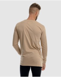 DVNT - Classic Embroidery Long Sleeve Tee