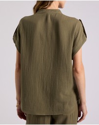 David Lawrence - Maurine Cotton Crinkle Shirt