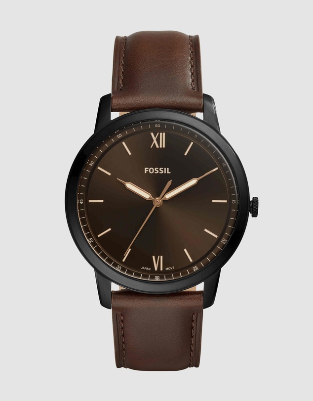 Fossil - The Minimalist 3H Brown Analogue Watch