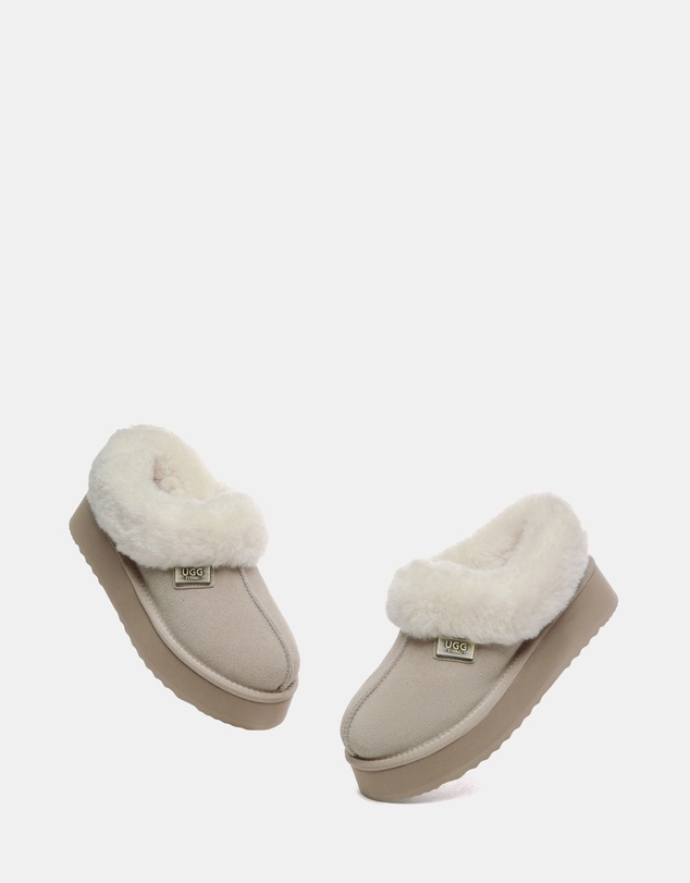 EVERAU - EverAU Ugg Gabri Cow Suede Upper House Shoes