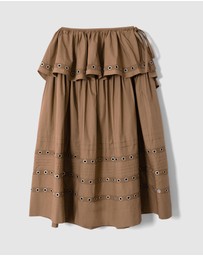 Damson Madder - Anika Eyelet Skirt