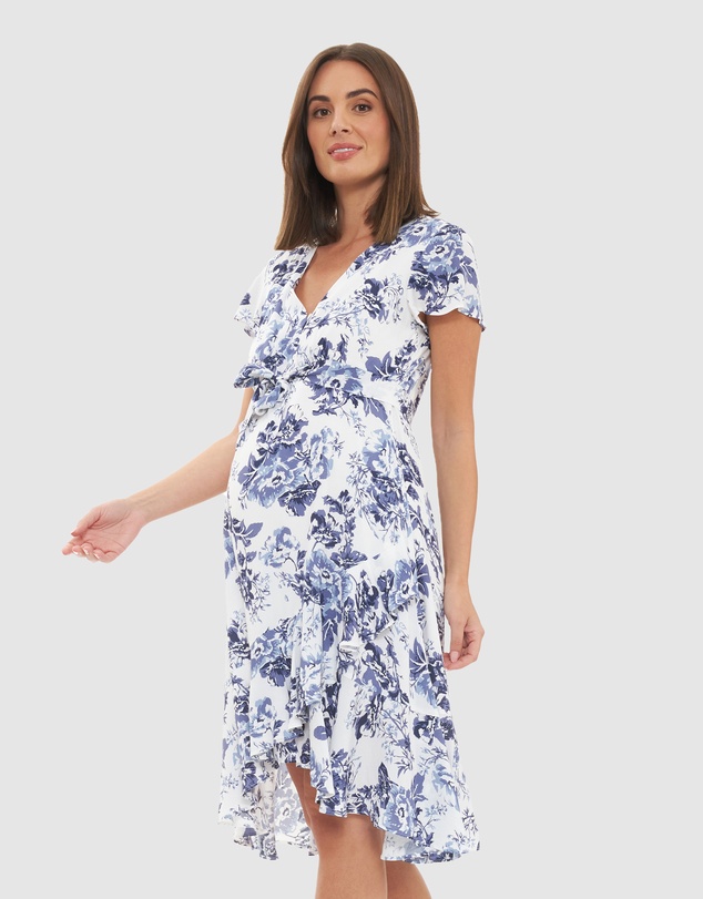 Ripe Maternity - Georgia Tie Front Dress