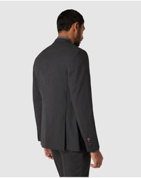 Politix - Slim Stretch Wool Blend Tailored Jacket