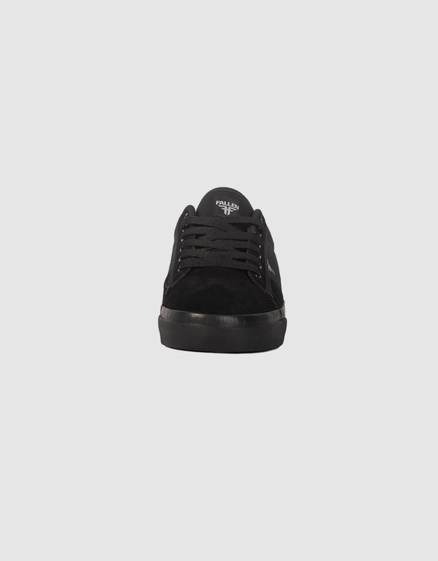 Fallen Footwear - Fallen Footwear Men Bomber Vulcanised Sole Shoes Suede/Cotton Black