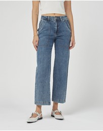 DRICOPER DENIM - Cody Kick Flare Mid Classic Trousers