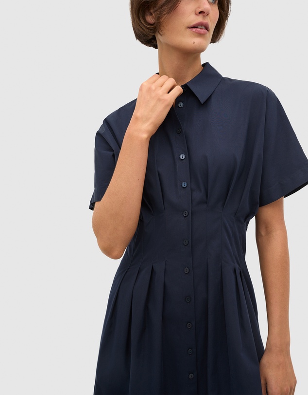 Seed Heritage - Poplin Waisted Shirt Dress