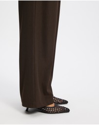 AERE - Woven Leather Heels
