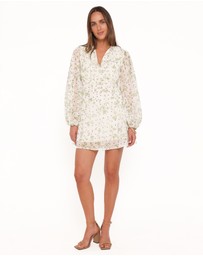 Petal & Pup - Aimee Mini Dress - Green Leaf