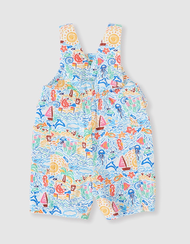 Goldie + Ace - Summer Bay James Pocket Overalls - Babies-Kids