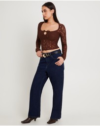 Alice In The Eve - Hailey Long Sleeve Lace Top