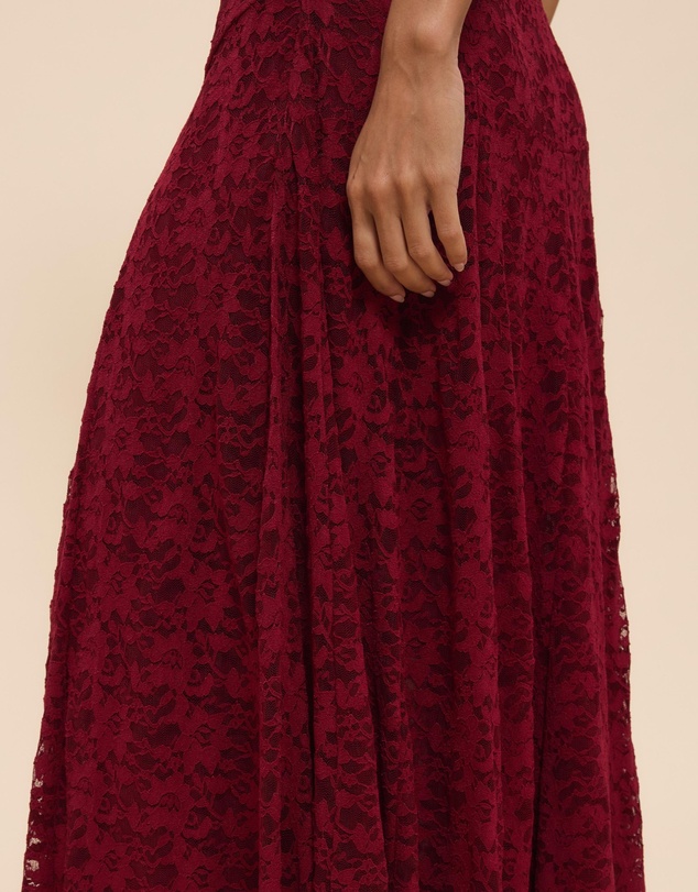 Revibe - Repaired CHANCERY Zara Lace Maxi Dress - AU 6