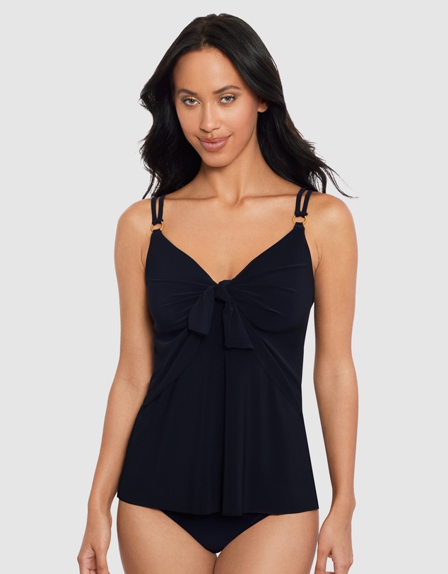 Magicsuit - Obi One Akikio Knot Detail Loose Fit Tankini Top