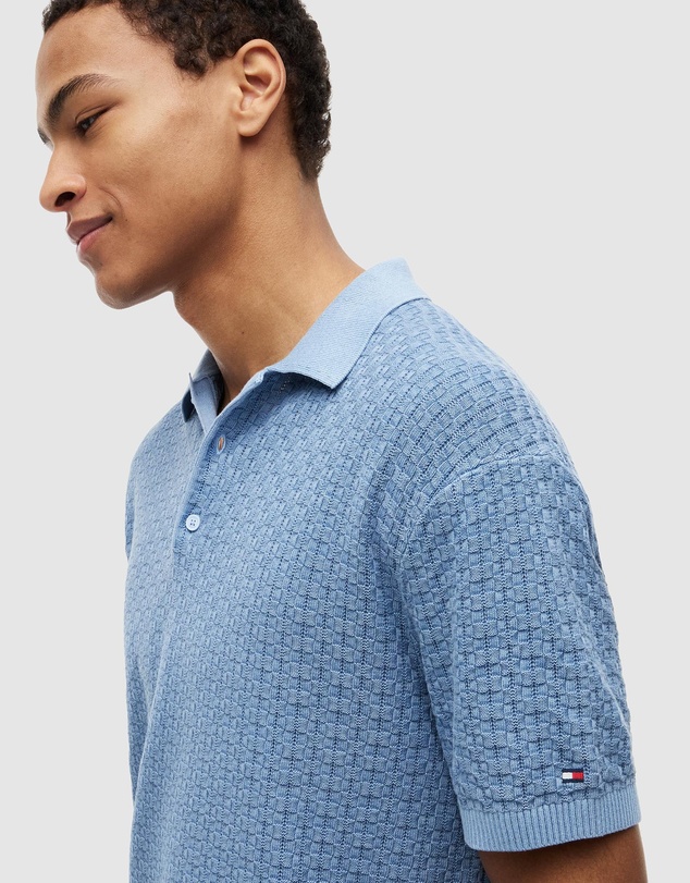 Tommy Hilfiger - Relaxed Fit Washed Structured Polo Shirt