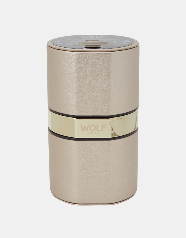 Wolf - Wolf Rocket Travel Watch Winder Champagne