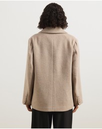 Atmos&Here - Ethel Wool Blend Oversized Blazer
