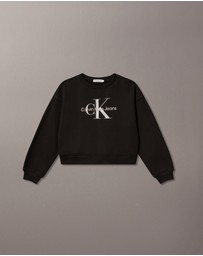 Calvin Klein Jeans - Girls Glitter Logo Sweatshirt