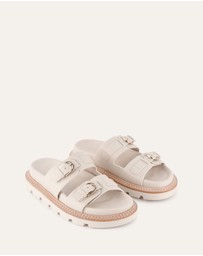Jo Mercer - Vichy Flat Sandals