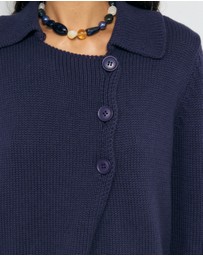 AERE - Miya Cotton Wool Cardigan