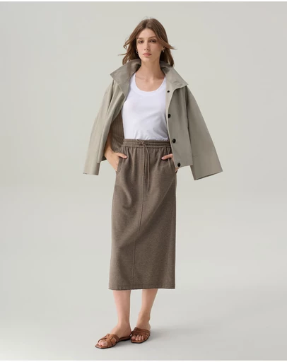 IDA+S - Vienna Cotton Midi Skirt