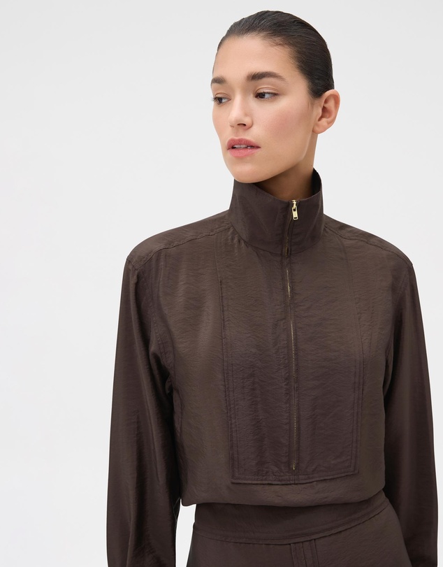 Oroton - Half Placket Zip Shirt