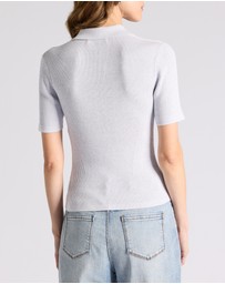 David Lawrence - Lailie Cotton Knit Polo