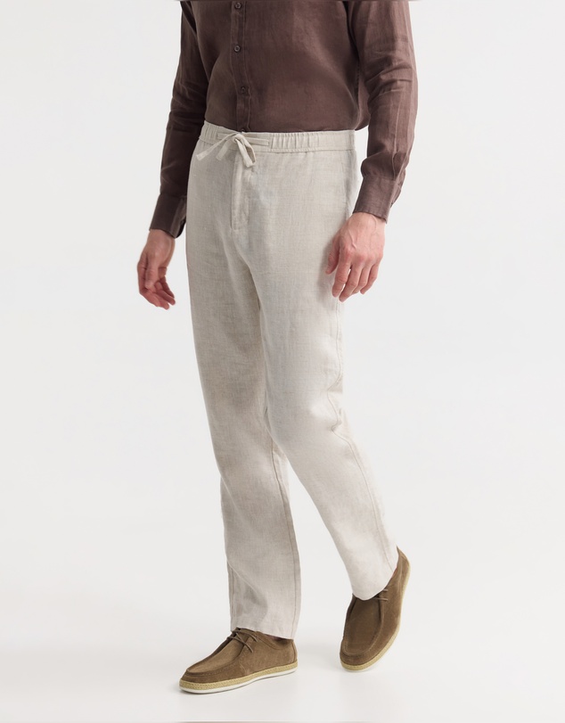 Oxford - Ravi Straight Leg French Linen Pant