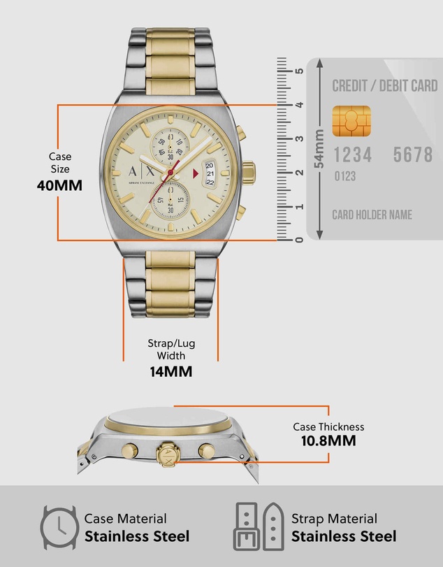 Armani Exchange - Multicolour Chronograph Watch