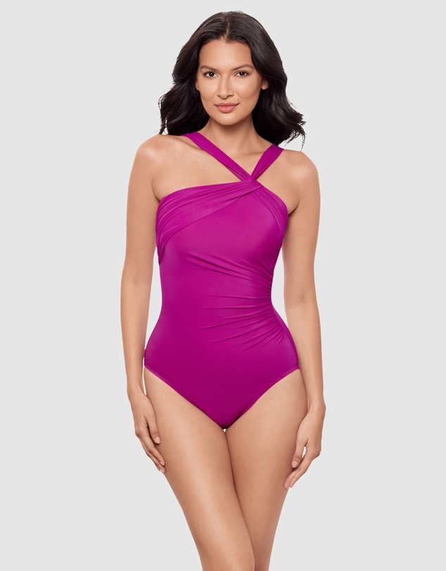 Miraclesuit Swimwear  - Rock Solid Europa Asymmetric Underwired Shaping Swimsuit