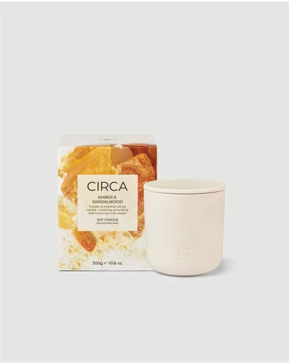 CIRCA - Amber & Sandalwood Soy Candle
