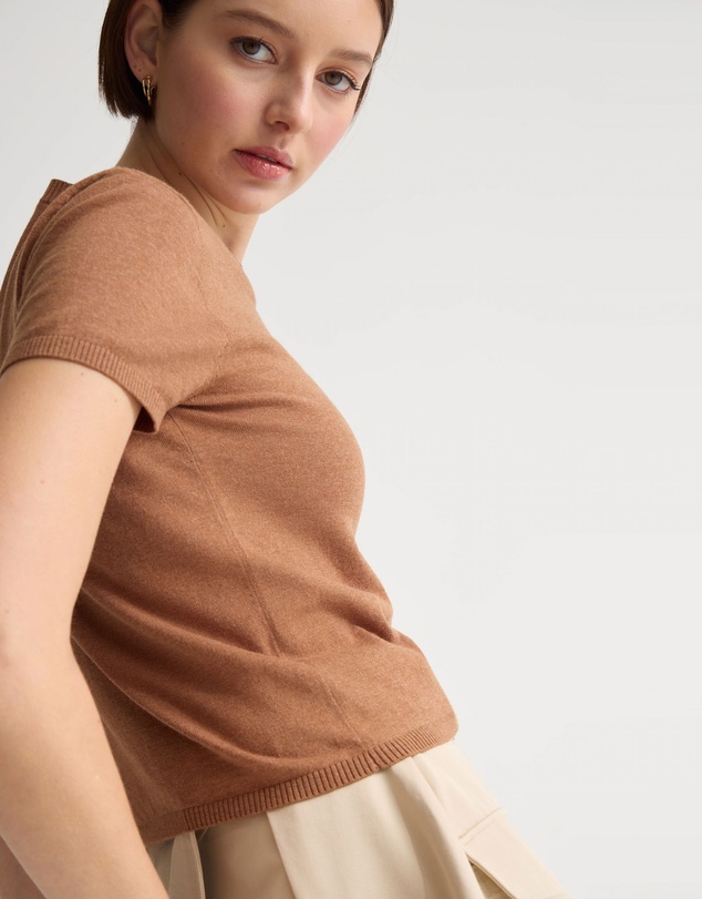 Oxford - Olivia Crop Cashmere Knit
