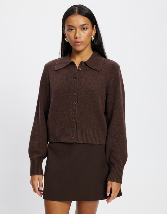 & Other Stories - Knitted Collar Cardigan