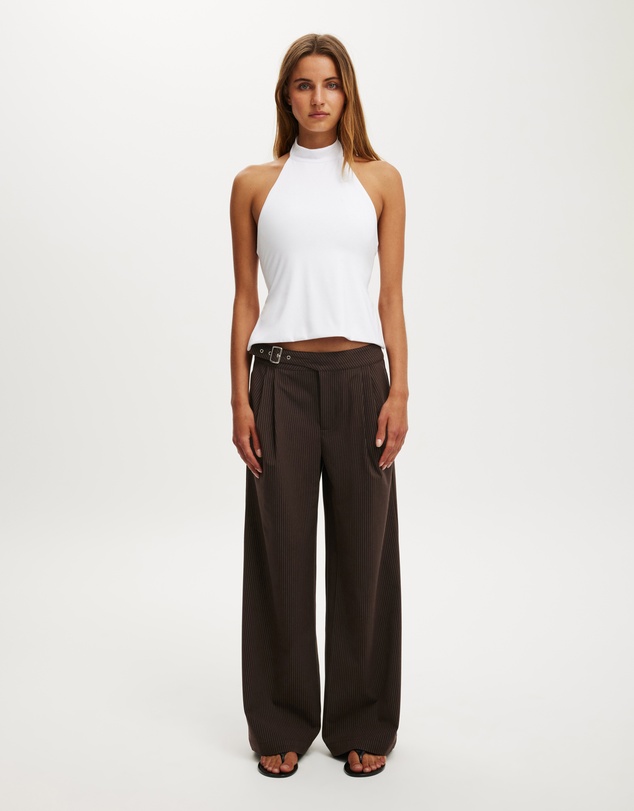 Cotton On - Hold Me Halter Twist Back Top