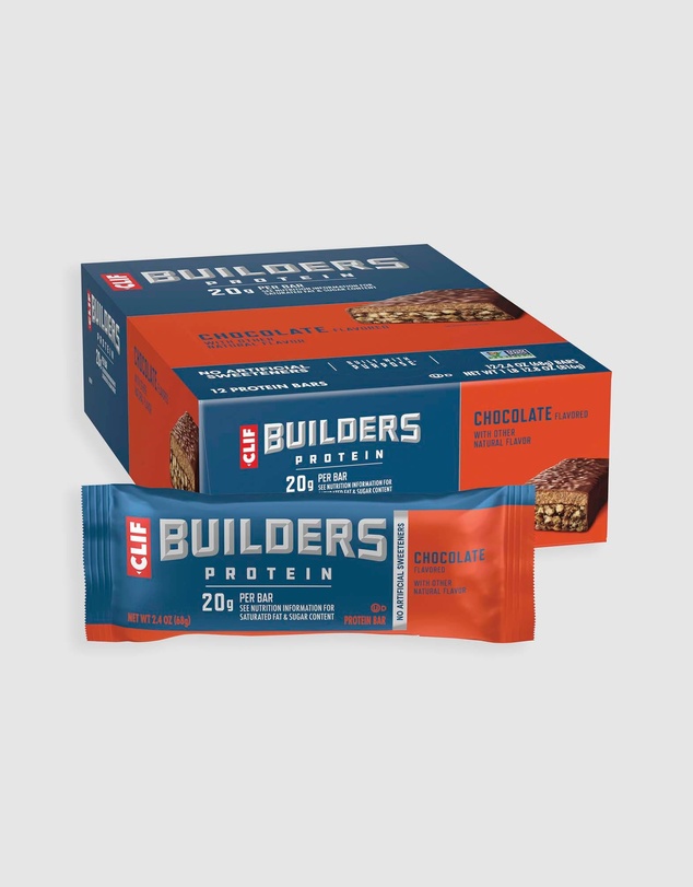 CLIF - Chocolate Flavour Builders Bar - 12x68g