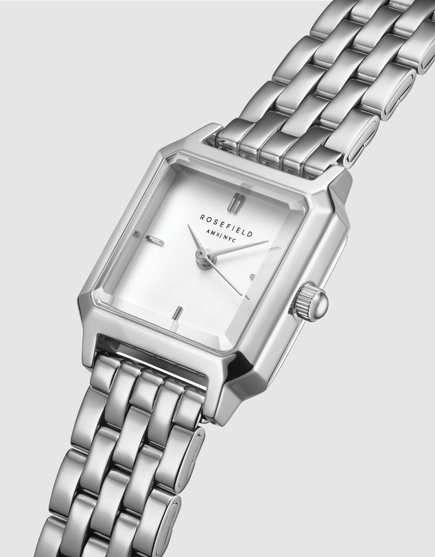 Rosefield - The Boxelle 24.5mm Silver-Tone Bracelet Watch