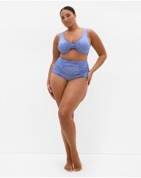 City Chic - Positano Print Underwire Bikini Top