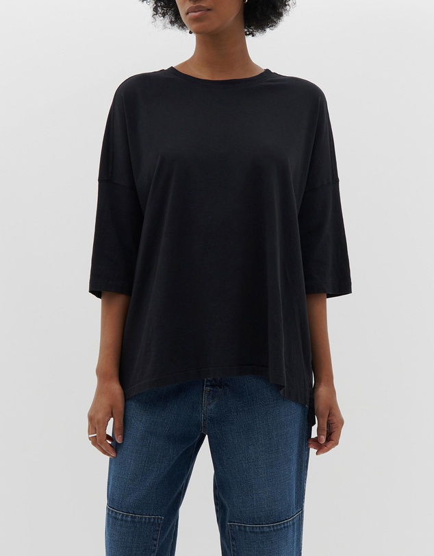 Bassike - slouch side step t.shirt