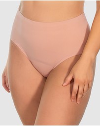 B Free Intimate Apparel - Super Soft Brushed Period High Cut Briefs