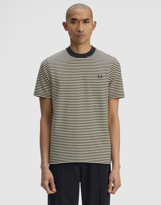 Fred Perry - Fine Stripe Heavy Weight T-Shirt