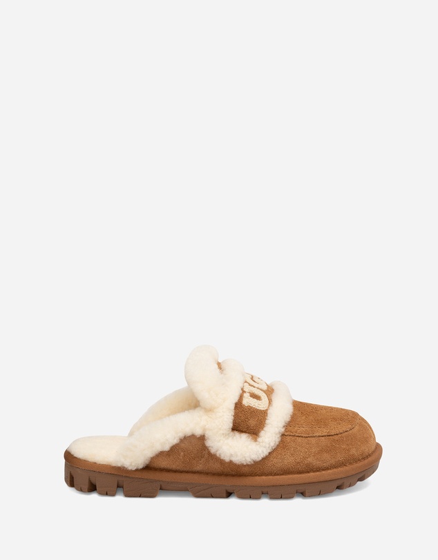 Ozwear Connection Uggs - Ugg Violet Heritage Shearling Slipper Elastic Logo Strap (Detachable)